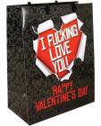 Happy valentines day i fucking love you gift bag