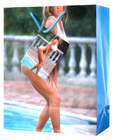 Sexy blonde by pool gift bag