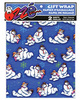Snowman and lady positions gift wrap - 2 sheets