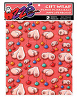 Boob's w/dangling ornaments giftwrap - 2 sheets