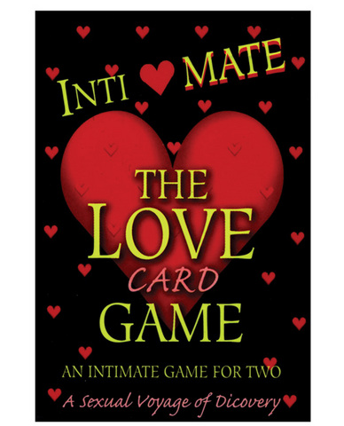 Intimate the love card game for two