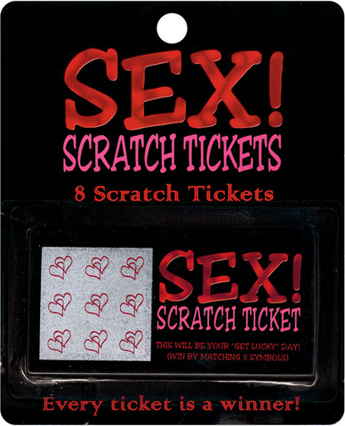 Sex! scratch tickets Sex Toy Product