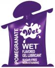 Wet Flavored Lubricant 10ml Pillow - Pomegranate