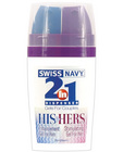Swiss navy 2-in-1 his and hers gels - 50 ml bottle