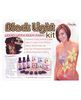 Black light liquid latex body paint kit