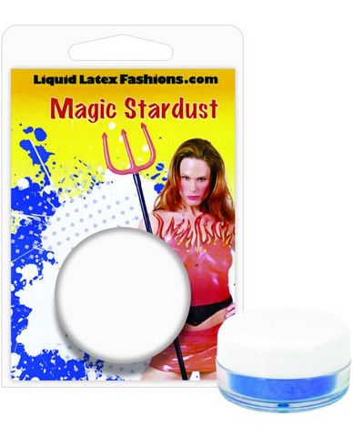 Liquid latex magic stardust - blue 1 oz. jar