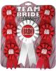 Team bride ribbons - pack of 7