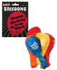 Happy birthday sexy bitch party balloons - asst. colors pack of 6