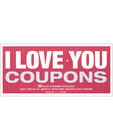 I love you coupons book