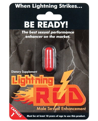 Lightning rod male stimulant blister pack 1 each