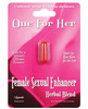 One for her female stimulant blister pack 1 each