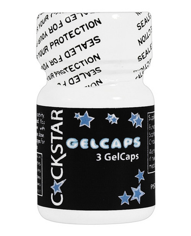 Cockstar sexual potency formula - 3 ct. gel capsule bottle