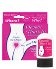 Ooooh, that's it! g-spot stimulating gel