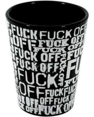 Fuck everything shot glass - wrap design
