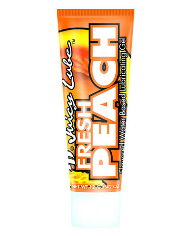 I-d juicy lube fresh peach 12g tube