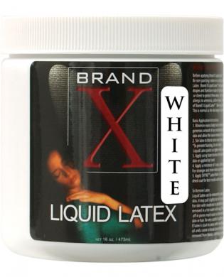 Brand x liquid latex - 16 oz white
