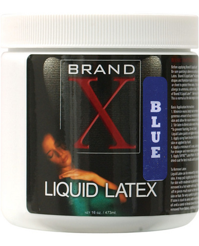 Brand x liquid latex - 16 oz blue