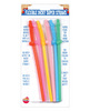 Flexible dicky super straw - pack of 6