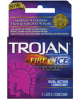 Trojan fire and ice condoms - box of 3