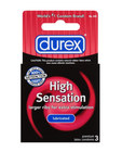 Durex condom high sensation lubed (3 pack)