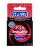 Durex condom high sensation lubed (3 pack)
