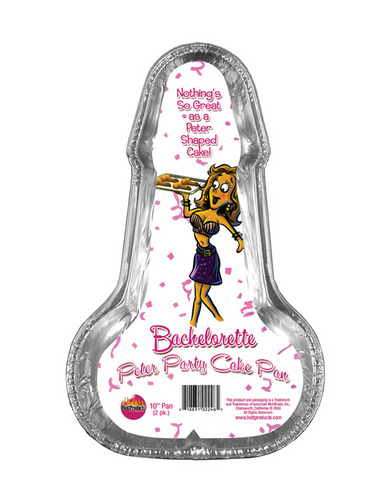 Bachelorette disposable peter party cake pan - medium pack of 2 Sex Toy Product