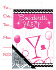 Bachelorette party invite cards - 10 pack