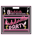 Bachelorette party invitations - pack of 8