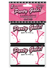 Party gals bachelorette name tags - pack of 8