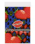 Latex dental dam, strawberry