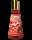 Sensuous sweet touch kissable warming massage oil - strawberry