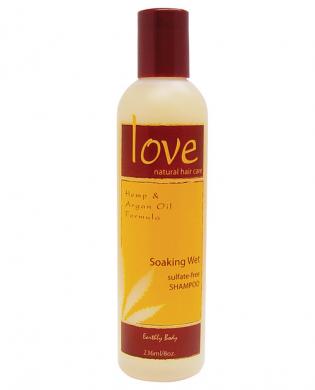 Love natural soaking wet shampoo by earthly body - 8 oz