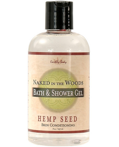 Hemp seed bath/shower gel - 8 oz naked in the woods