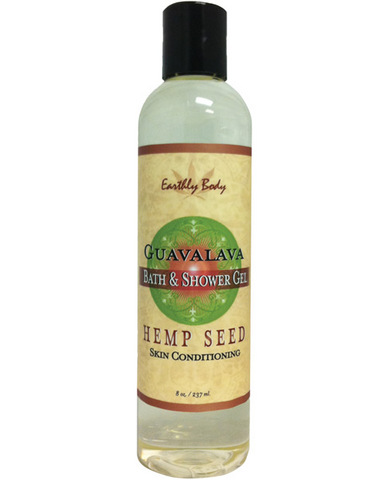 Hemp seed bath/shower gel - 8 oz guavalava