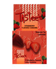 Tastees condoms, strawberry 3 pack