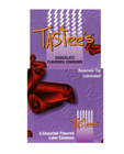 Tastees condoms, chocolate 3 pack
