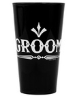 Groom (rock) pint glass - black