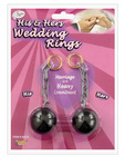 His and hers wedding rings