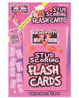 Bachelorette party outta control stud scoring flash cards