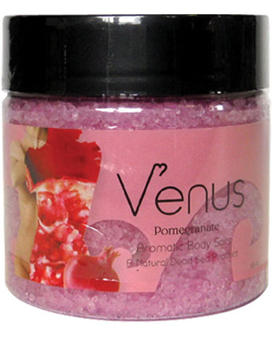 Venus Pomegranate - Aromatic Dead Sea Mineral Bath Salts 16oz