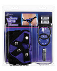 Sportsheets vibrating harness purple velvet