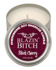 Blazin bitch pheromone soy massage candle, black cherry 4