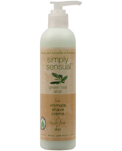 Simply sensual shave creme - 8 oz green tea