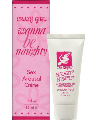 Crazy girl nympho creme with libido enhancers - .5 oz