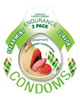Endurance flavored condom spearmint, 3 pack