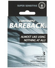 Contempo bareback condom (3 pac)