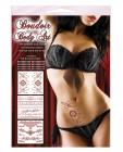 Exotic henna boudoir body art tattoos w/crystals