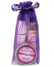 Earthly Body Summer Skin Care Bag - 8 oz Skinny Glow Oil, Dare to be Bare and 6.8 Candle