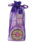 Earthly Body Summer Skin Care Bag - 8 oz Guavalava Glow Oil, Dare to be Bare and 6.8 Candle