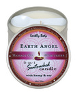 Earthly body 3 in 1 candle earth angel 6 oz round tin